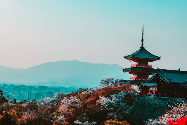 Iconic landscape in Japan