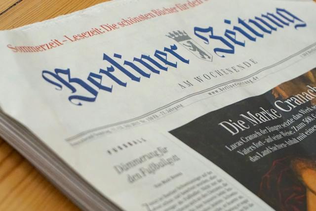 A German-language newspaper