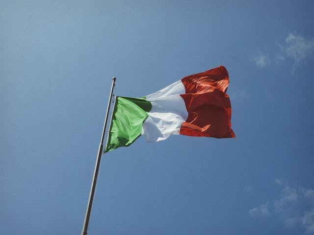 The Italian flag